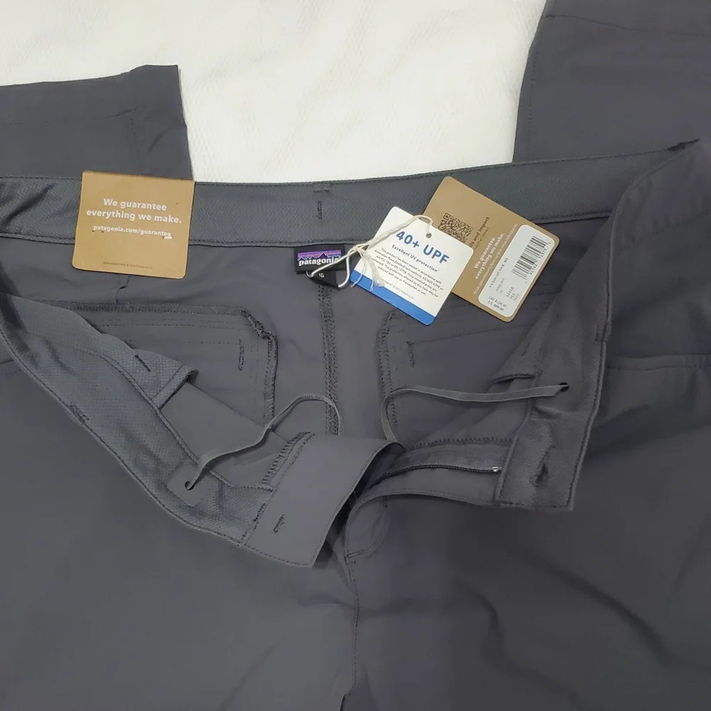 Patagonia Womens Quandary Pants Forge Gray Size 16 NEW - Picture 5 of 10